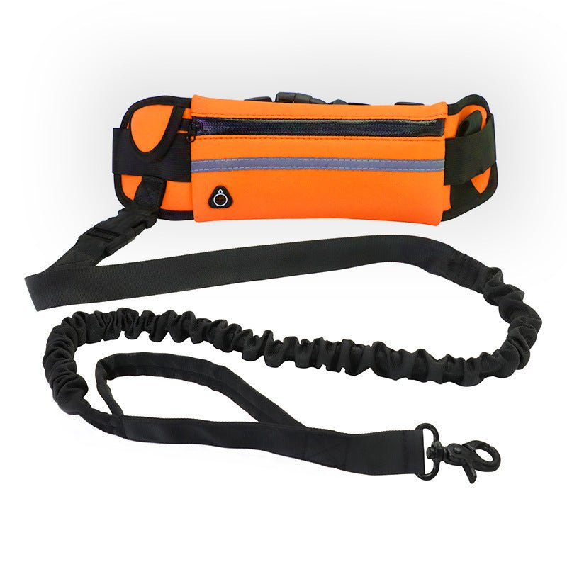Hands-Free Dog Leash – Pet Walking and Training Belt with Shock-Absorbing - TailTiddy