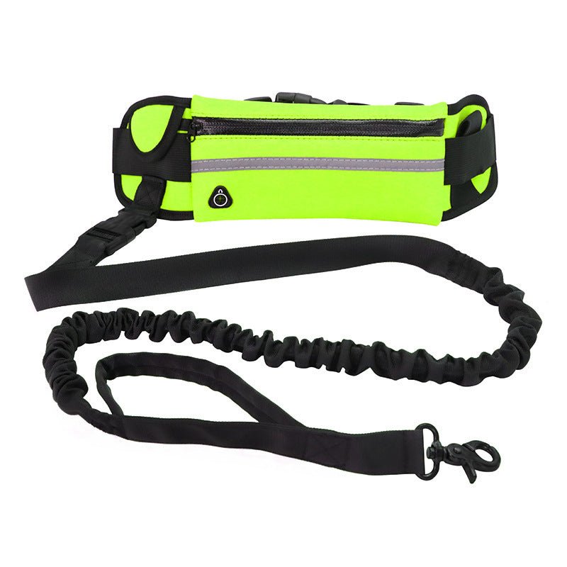 Hands-Free Dog Leash – Pet Walking and Training Belt with Shock-Absorbing - TailTiddy