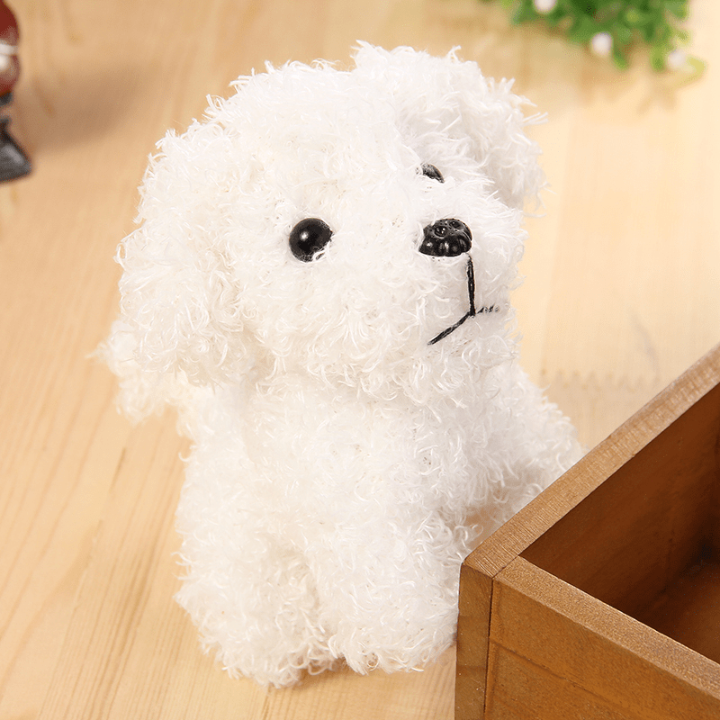 Long-Haired Dog Pendant – Pet Doll Teddy Dog Toy & Bag Accessory - TailTiddy