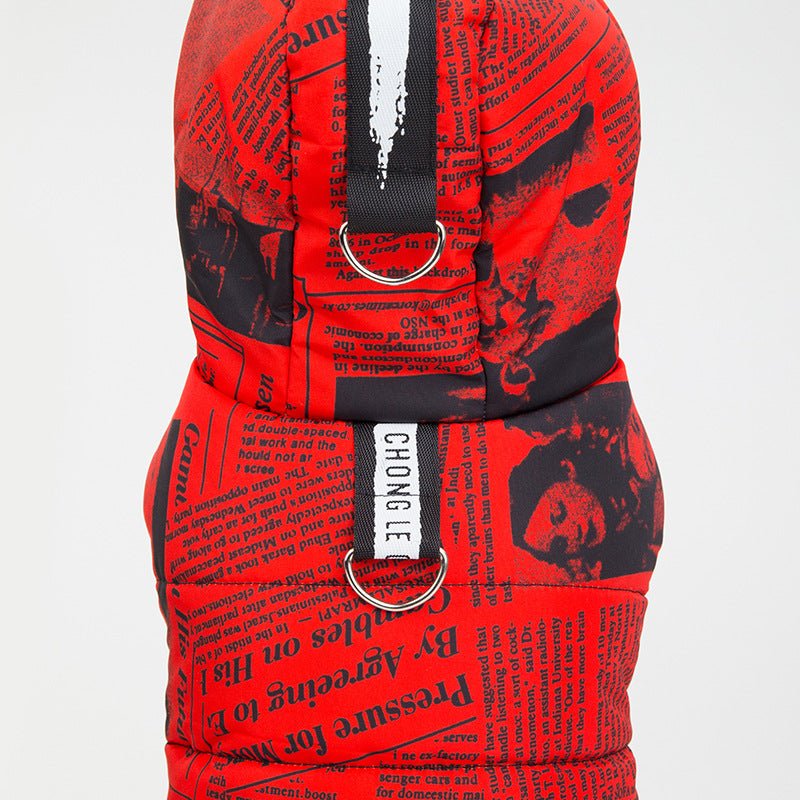 Newspaper cotton pet clothes - TailTiddy