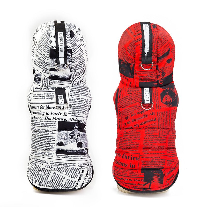 Newspaper cotton pet clothes - TailTiddy