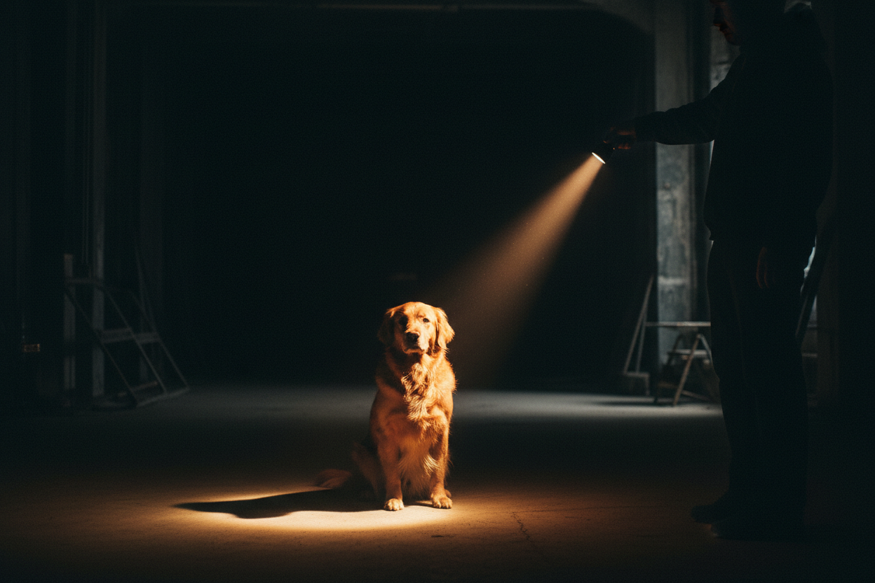 Pet automatic rope LED telescopic traction rope