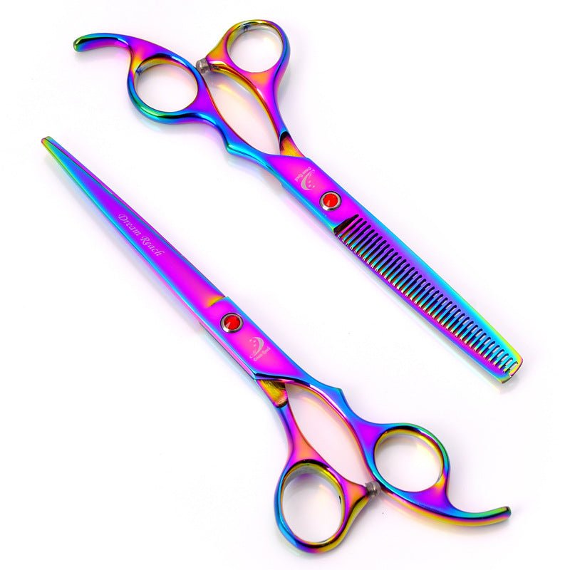 Pet Grooming Scissors – High-Carbon Stainless Steel Precision Shears - TailTiddy