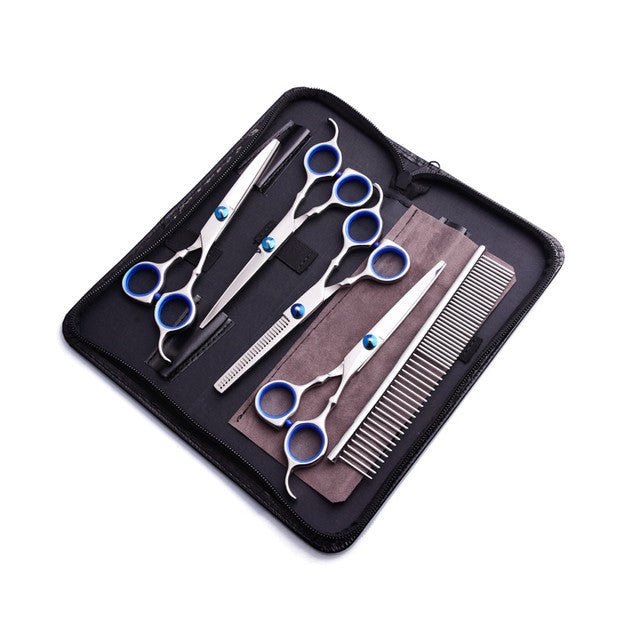 Pet Grooming Scissors – High-Carbon Stainless Steel Precision Shears - TailTiddy