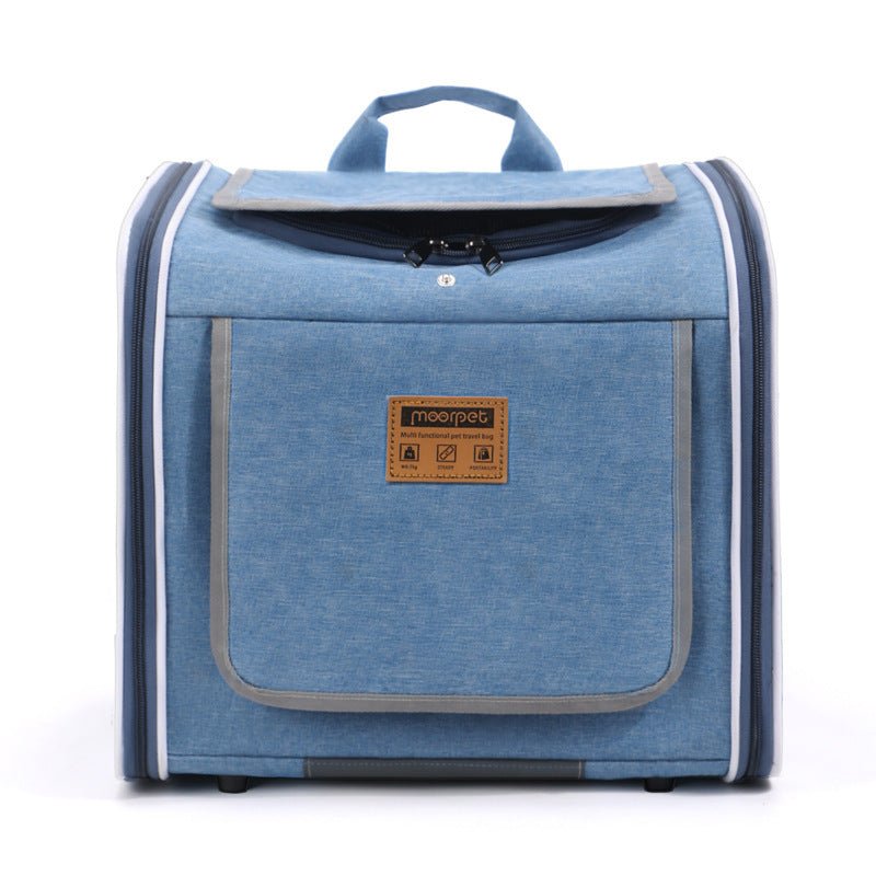 Portable Car Travel Cat Carrier – Oxford Fabric Pet Bag with 3000 ml Capacity - TailTiddy