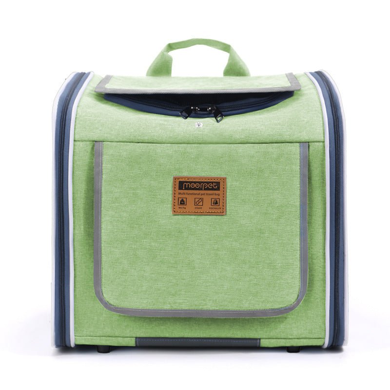 Portable Car Travel Cat Carrier – Oxford Fabric Pet Bag with 3000 ml Capacity - TailTiddy