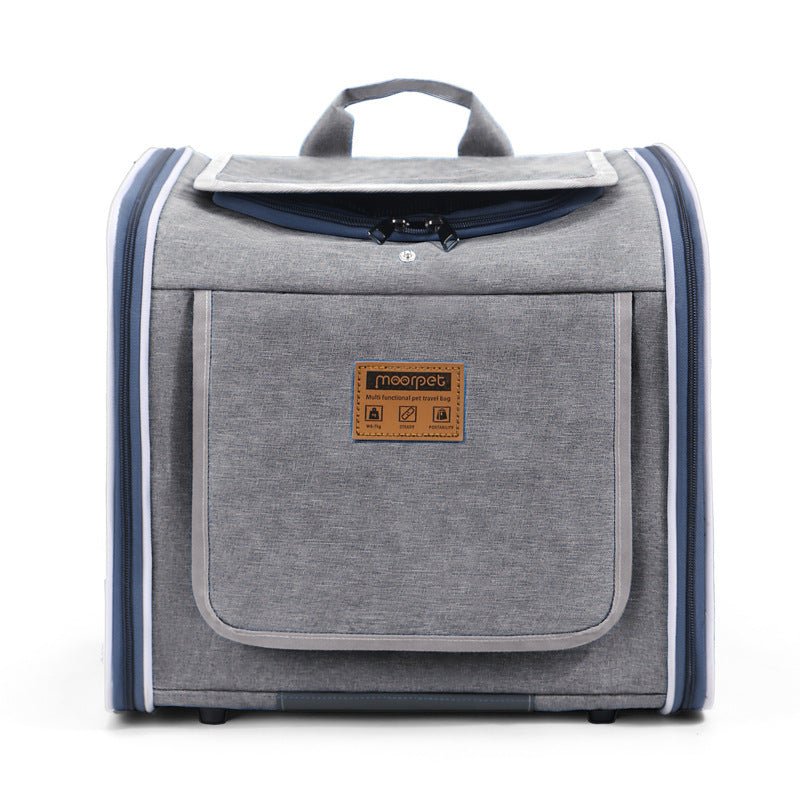Portable Car Travel Cat Carrier – Oxford Fabric Pet Bag with 3000 ml Capacity - TailTiddy