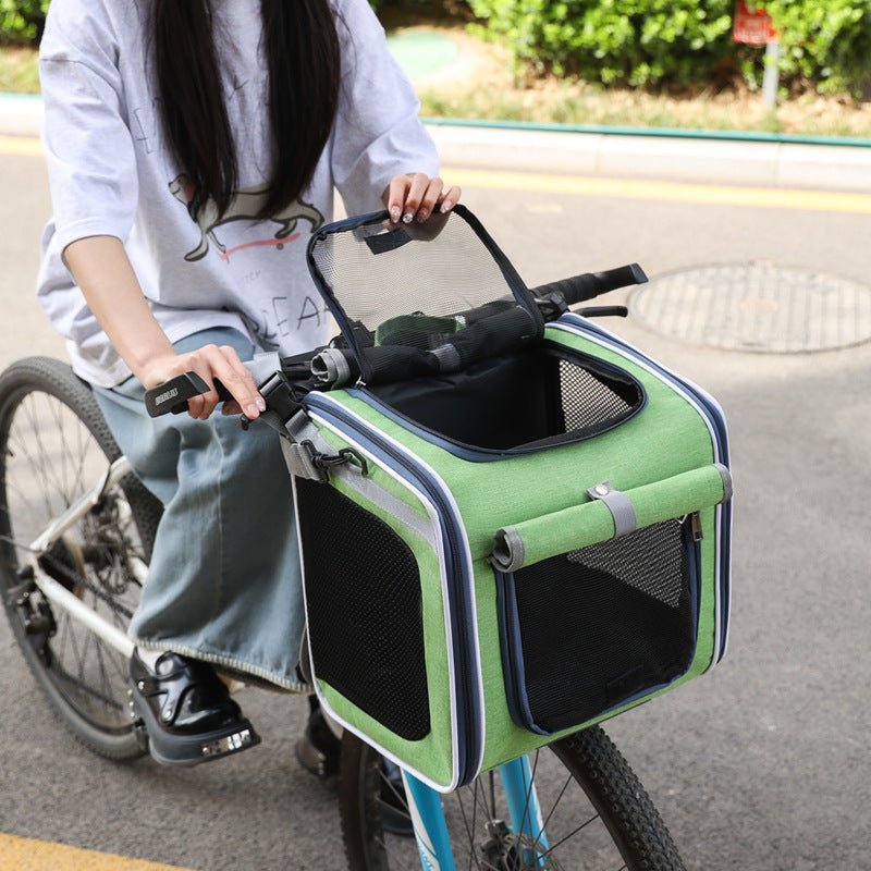 Portable Car Travel Cat Carrier – Oxford Fabric Pet Bag with 3000 ml Capacity - TailTiddy