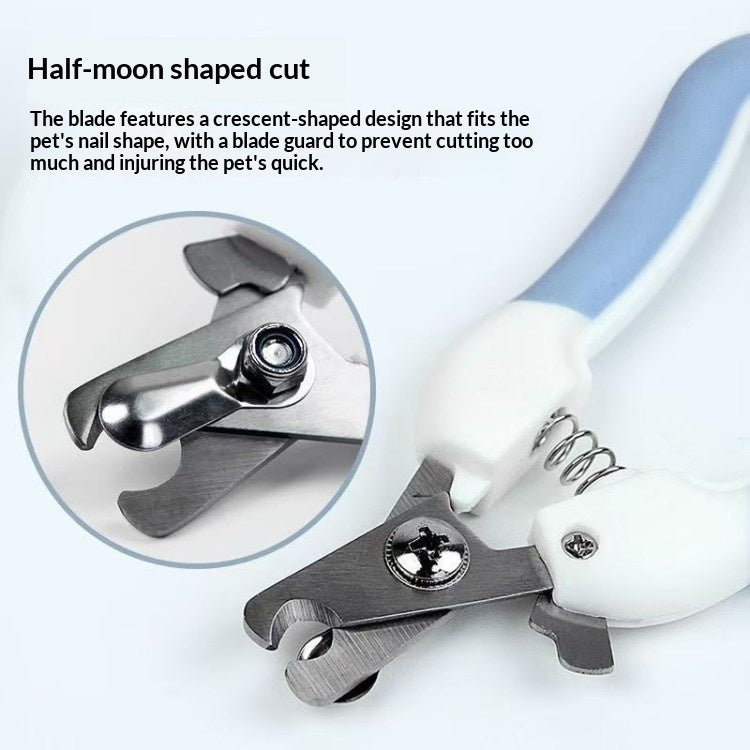 Professional Stainless Steel Pet Nail Clippers for Dogs – Ergonomic Grooming Tool - TailTiddy