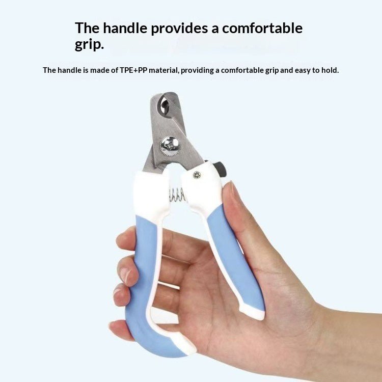 Professional Stainless Steel Pet Nail Clippers for Dogs – Ergonomic Grooming Tool - TailTiddy