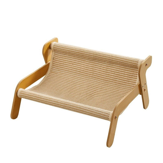 Recliner Cat Scratch Board & Nest – Scratch-Resistant Cat Bed with Linen Cover - TailTiddy