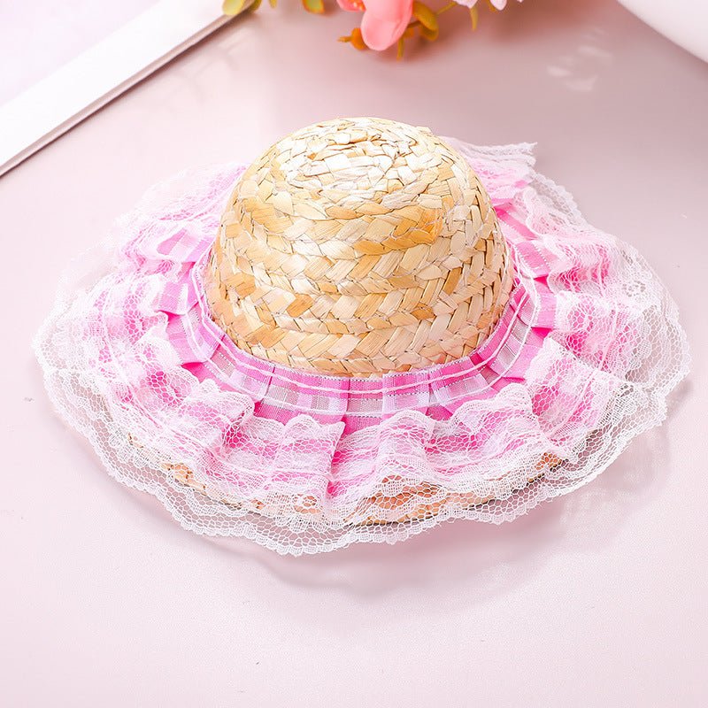 Retro-cute Sun Hat For Pet Cats - TailTiddy