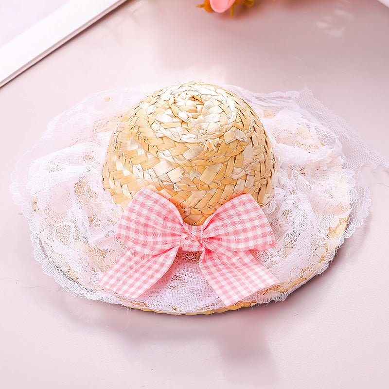 Retro-cute Sun Hat For Pet Cats - TailTiddy