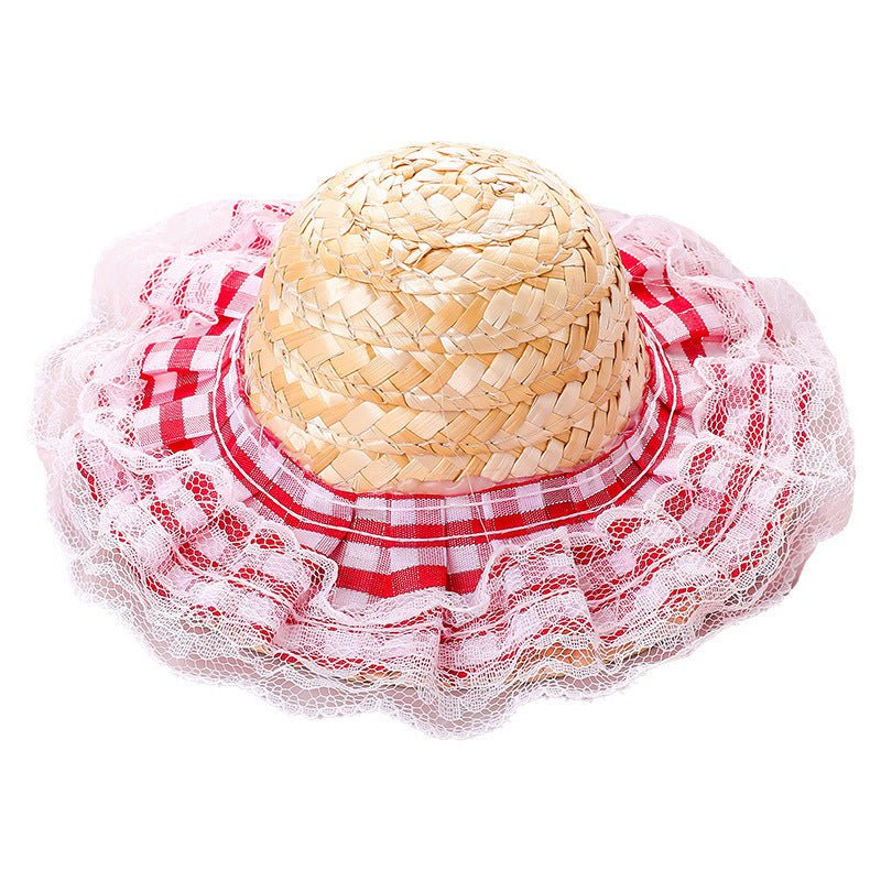 Retro-cute Sun Hat For Pet Cats - TailTiddy