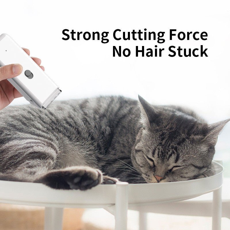 Silent Pet Hair Clipper – Low Noise Cordless Grooming Trimmer/Clipper - TailTiddy