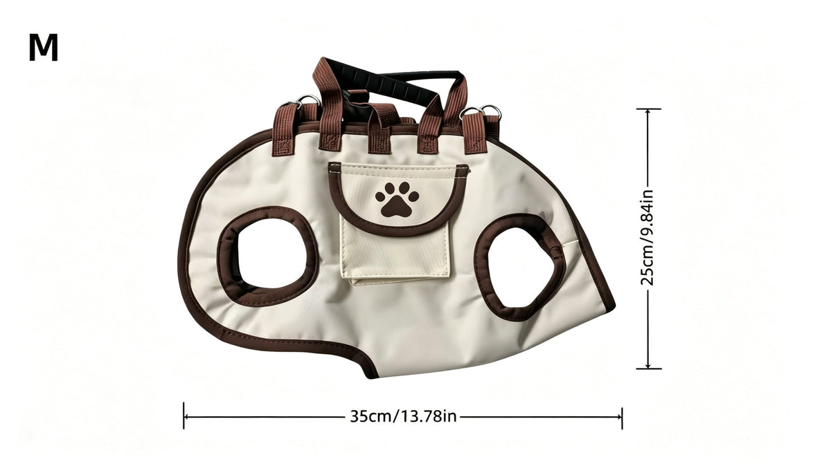 Small Dog Carrier Bag – Hands-Free Pet Carrier Purse with Shoulder Strap and Leash Function - TailTiddy