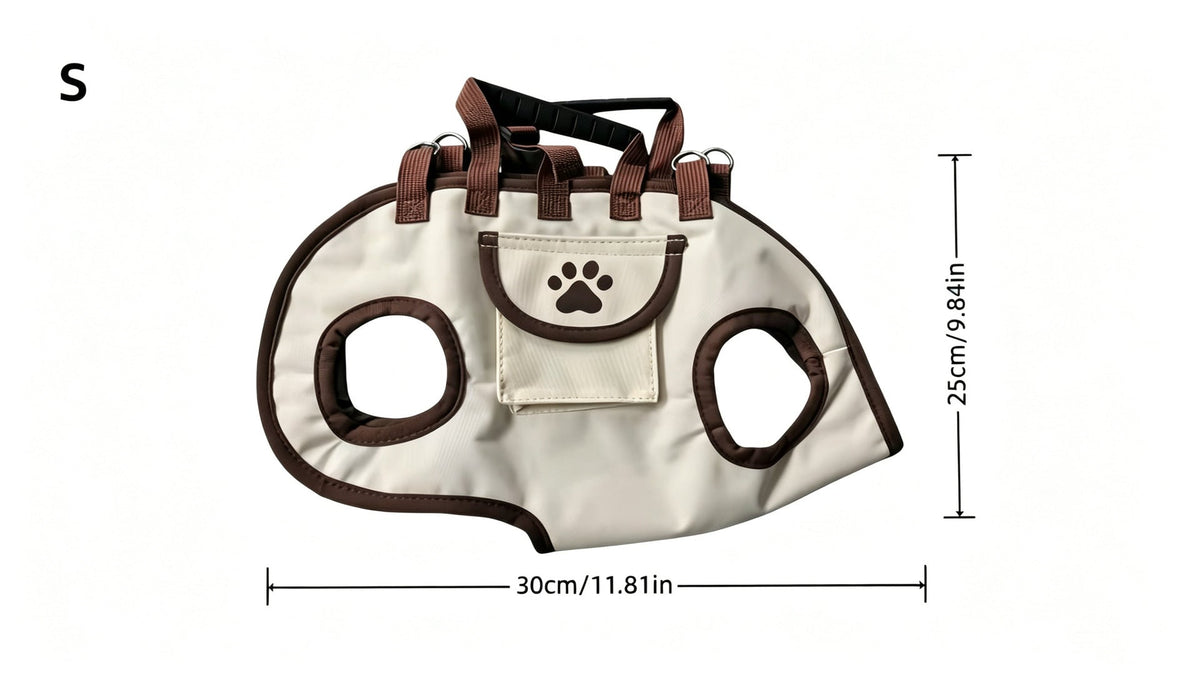 Small Dog Carrier Bag – Hands-Free Pet Carrier Purse with Shoulder Strap and Leash Function - TailTiddy