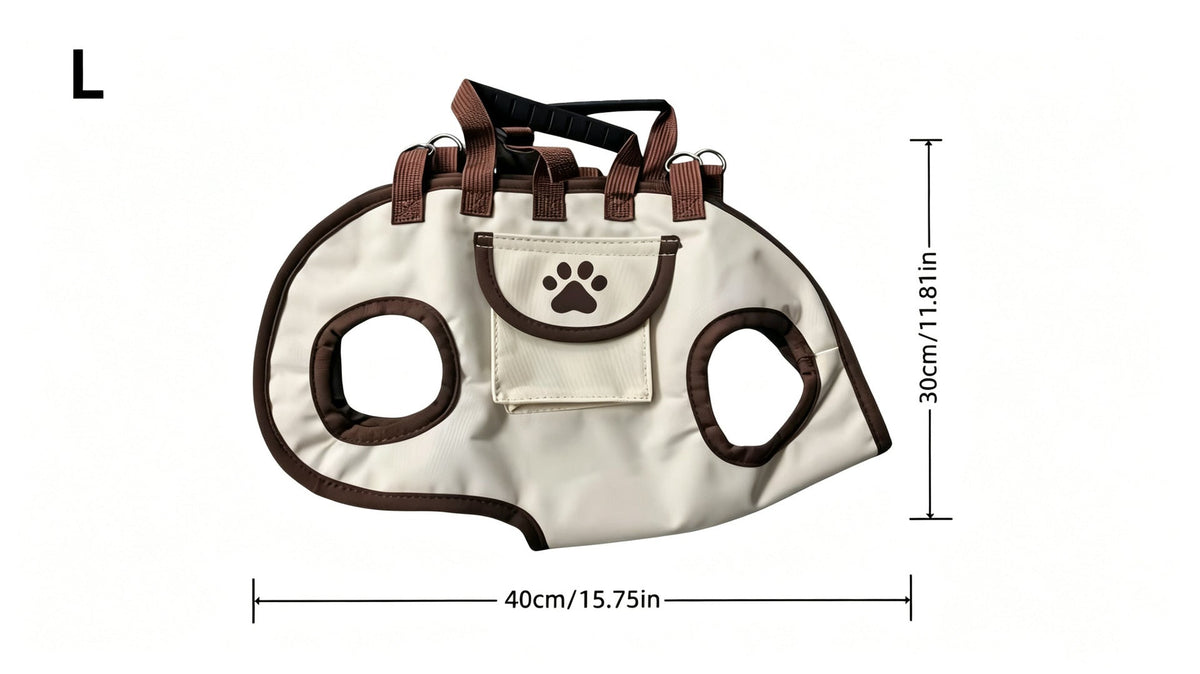 Small Dog Carrier Bag – Hands-Free Pet Carrier Purse with Shoulder Strap and Leash Function - TailTiddy