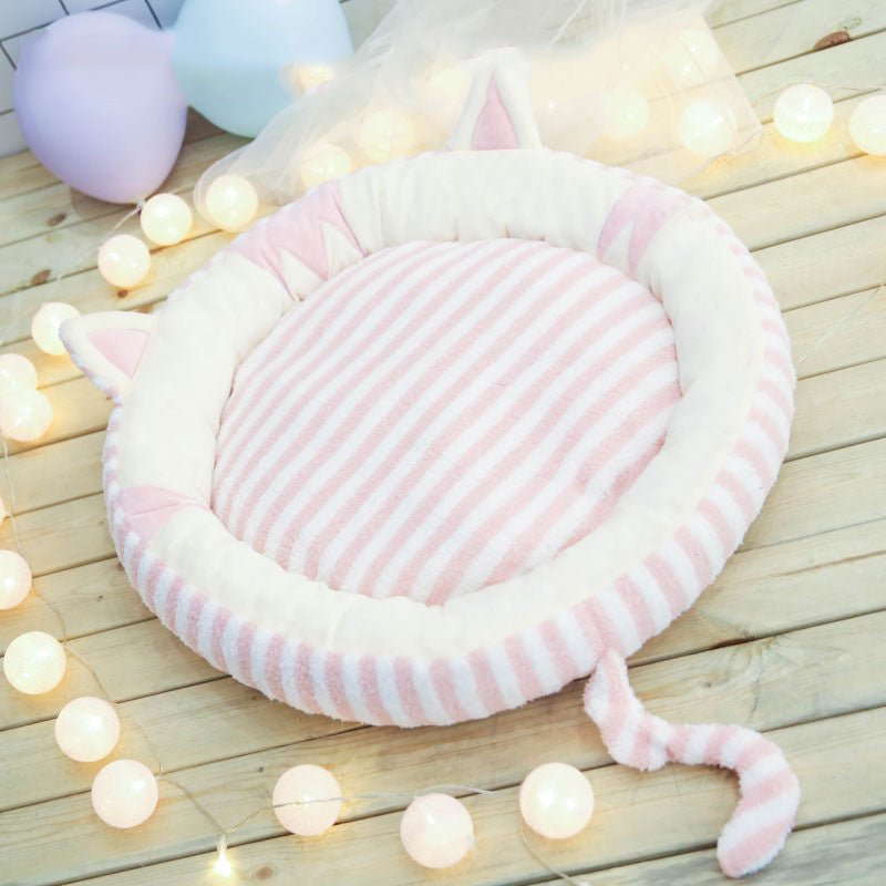 Soft Plush Pet Bed Mat – Comfortable Sleeping Pad for Small Dogs & Cats - TailTiddy