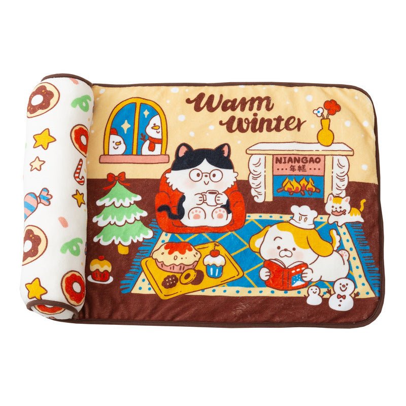 Warm Winter Pet Bed – Cozy Kennel with Cushioned Chin Pad - TailTiddy