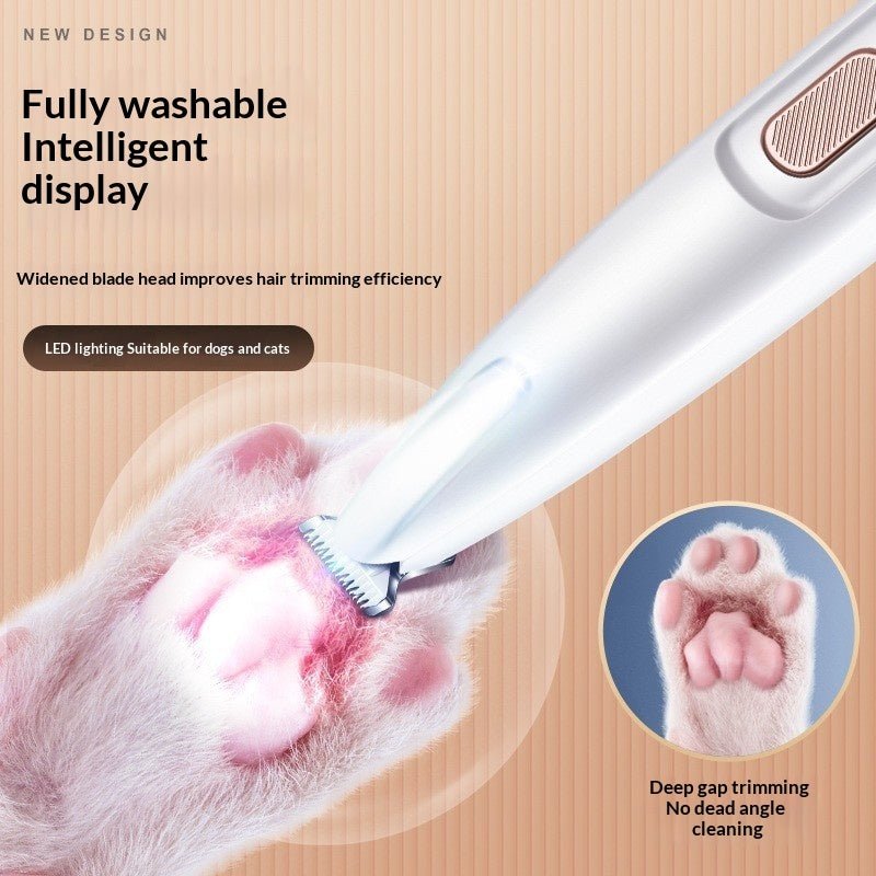 Waterproof Rechargeable Pet Hair Clipper For Cat Grooming - TailTiddy
