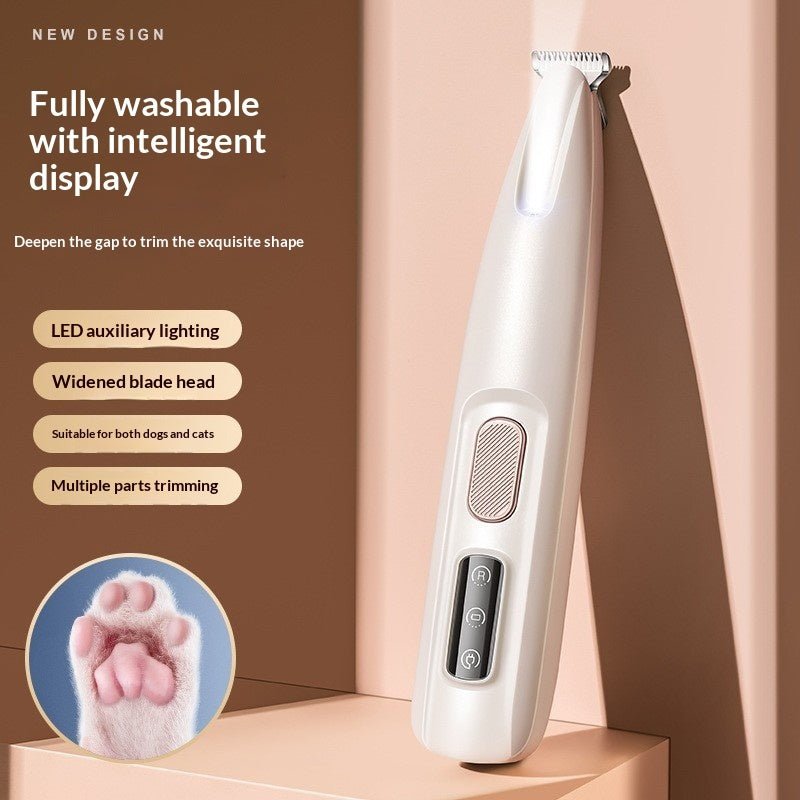 Waterproof Rechargeable Pet Hair Clipper For Cat Grooming - TailTiddy