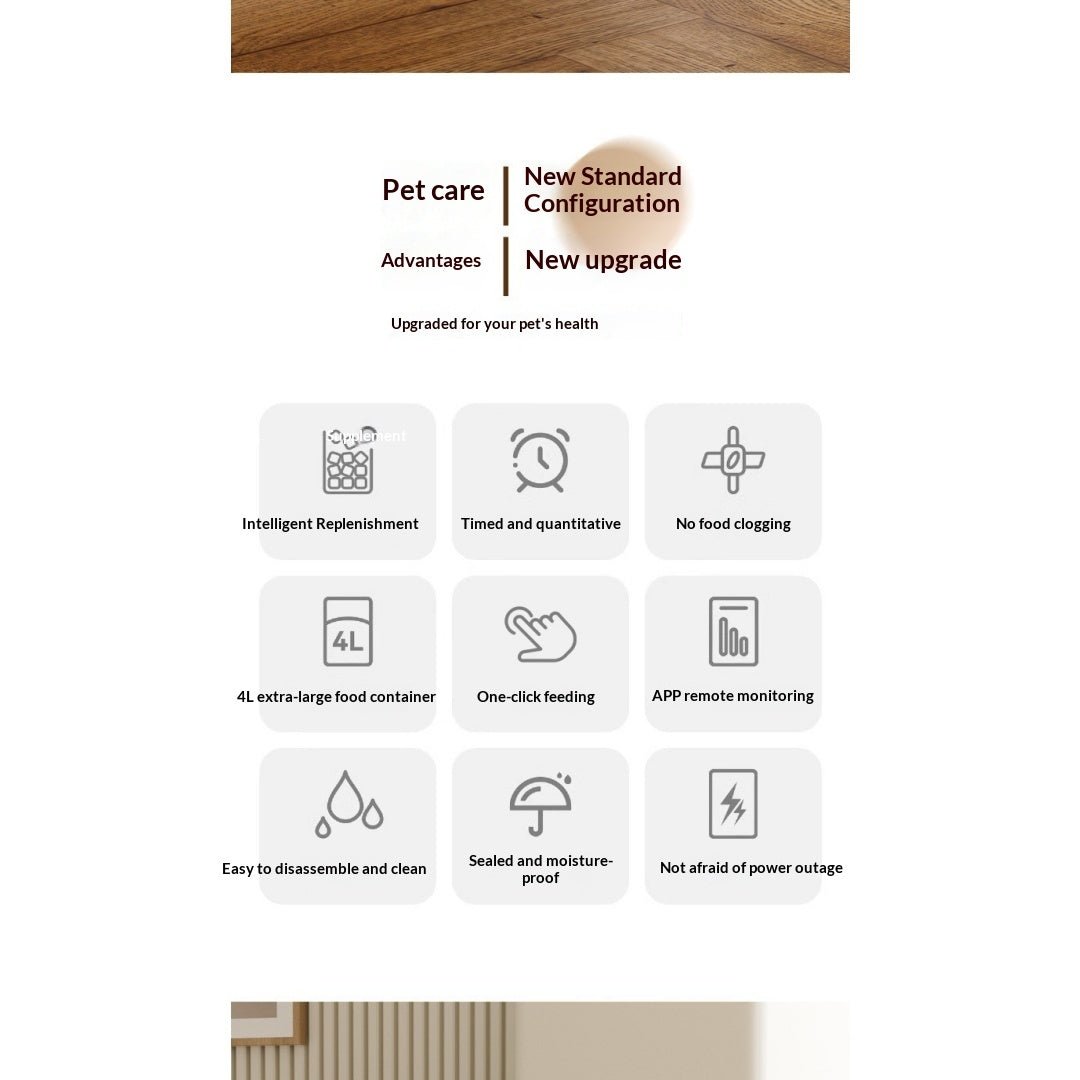 WiFi Smart Pet Feeder With App Control & Scheduled Feeding - TailTiddy