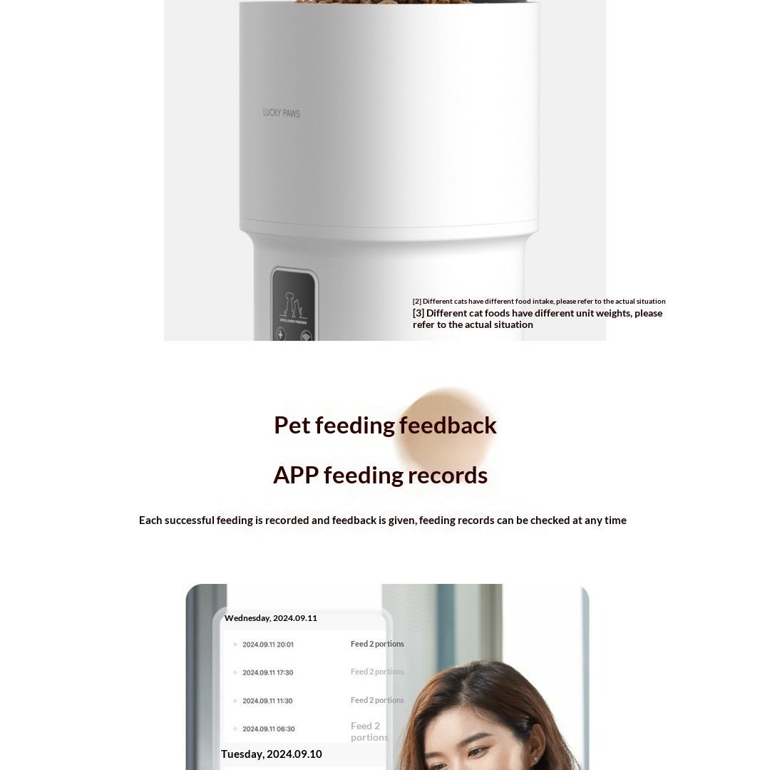 WiFi Smart Pet Feeder With App Control & Scheduled Feeding - TailTiddy