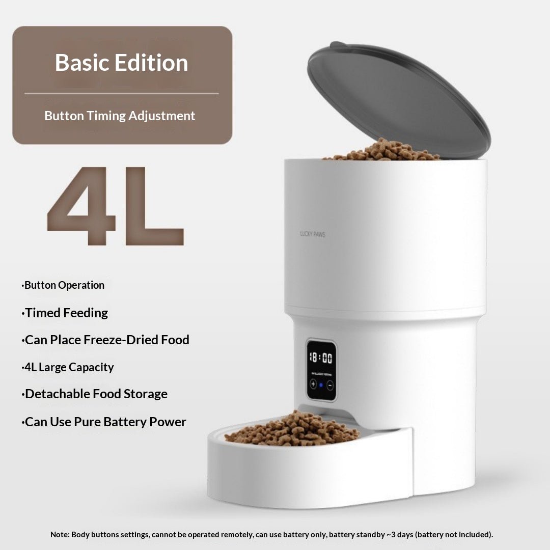 WiFi Smart Pet Feeder With App Control & Scheduled Feeding - TailTiddy