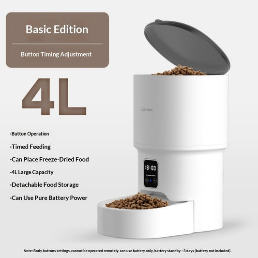 WiFi Smart Pet Feeder With App Control & Scheduled Feeding - TailTiddy