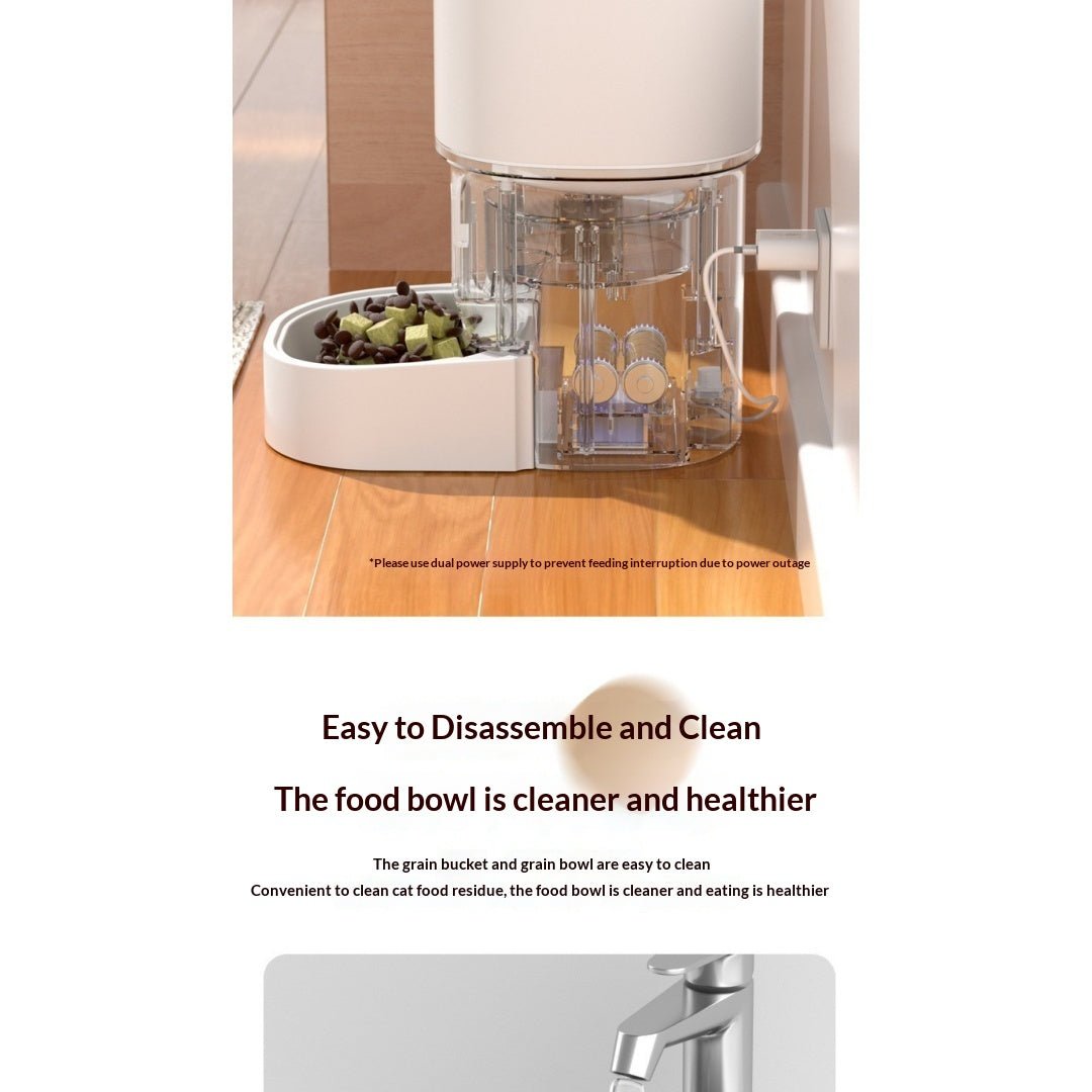 WiFi Smart Pet Feeder With App Control & Scheduled Feeding - TailTiddy