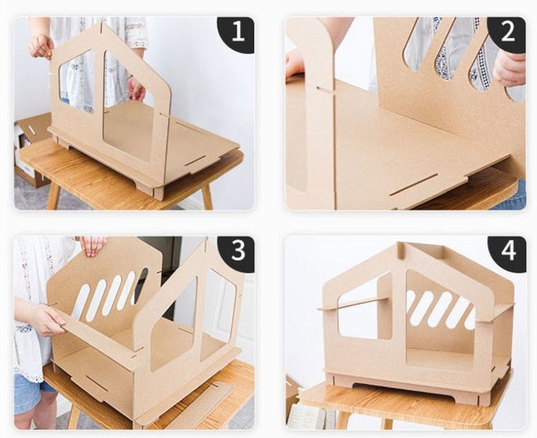 Wooden Cat House All Season Dog House - TailTiddy